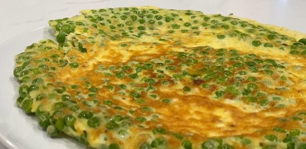 Pea & Pecorino Frittata