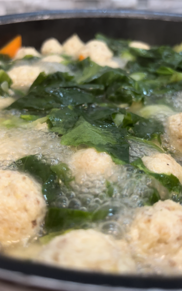 Italian Wedding Soup (Minestra Maritata)