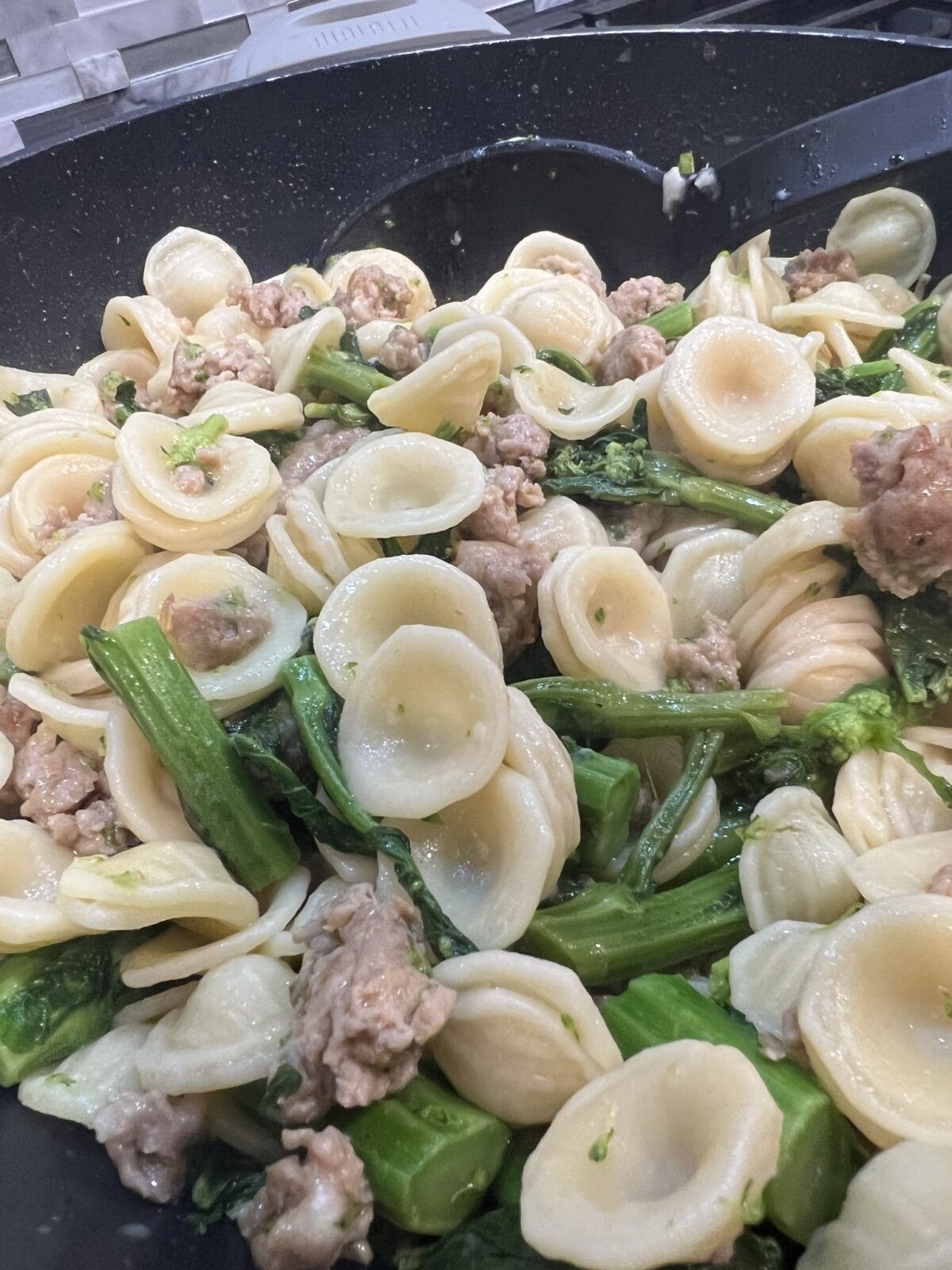 You are currently viewing Orecchiette with Broccoli Rabe & Sausage