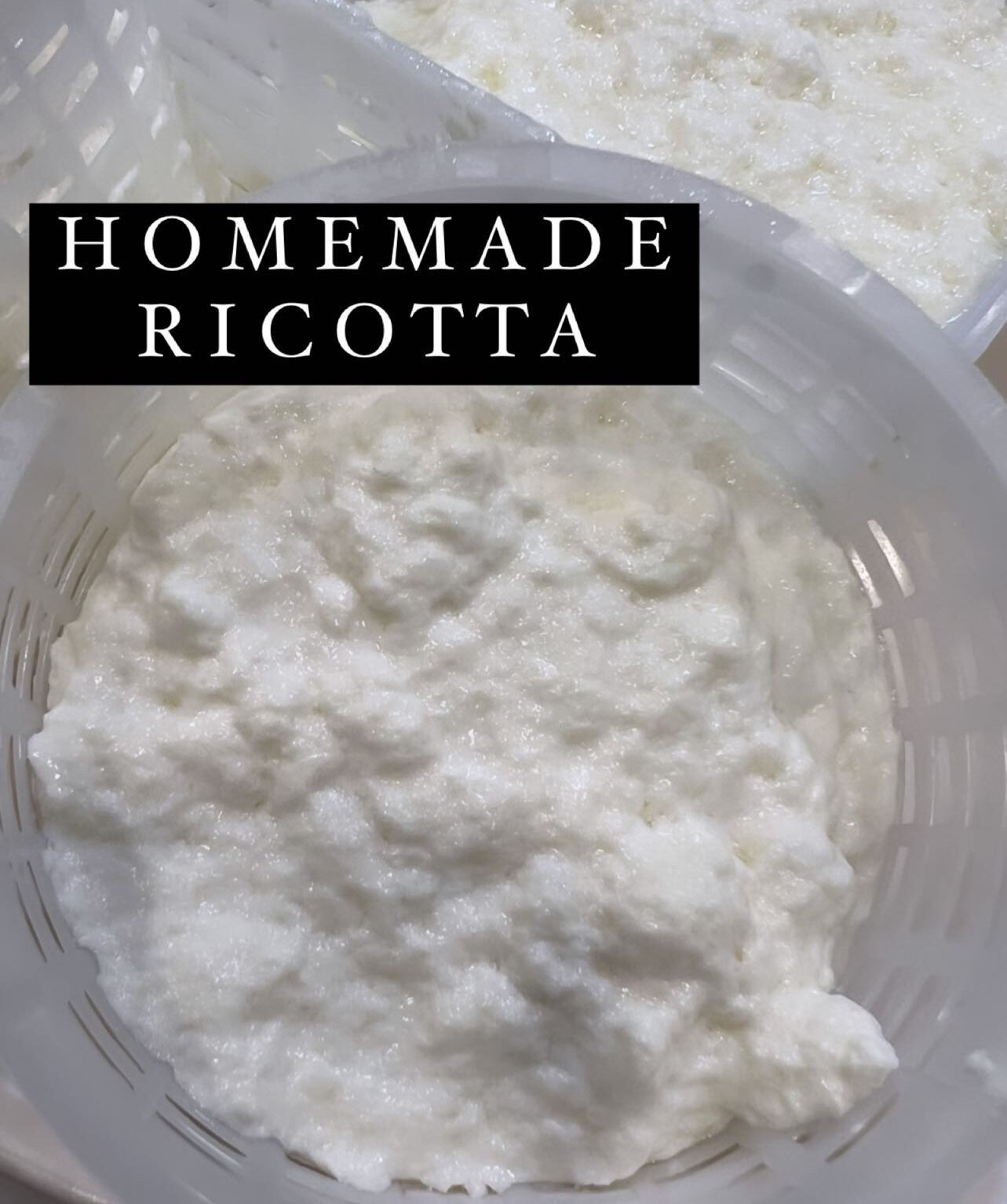 Homemade Ricotta Cheese One Recipe At A Time