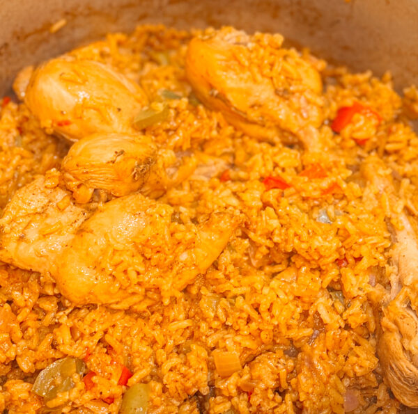 Locrio de Pollo aka Dominican Chicken and Rice